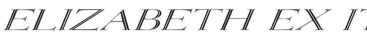 Elizabeth Ex Italic Font Preview