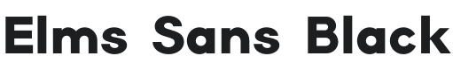 Elms Sans Black Font Preview