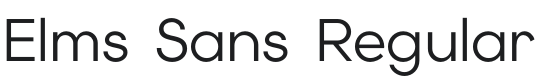 Elms Sans Font Preview