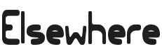 Elsewhere Font Preview