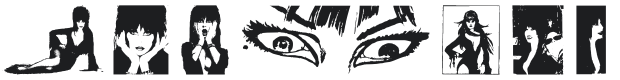 Elvira Dingbats Font Preview