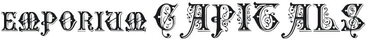 Emporium Capitals Font Preview