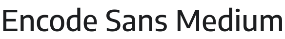 Encode Sans Medium Font Preview