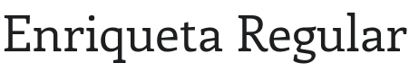 Enriqueta Font Preview