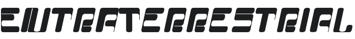 Entra Terrestrial Font Preview