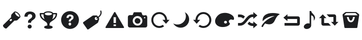 Entypo Font Preview
