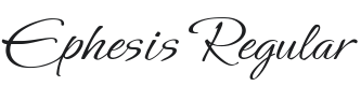 Ephesis Font Preview
