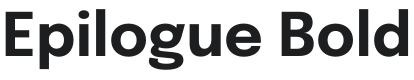 Epilogue Bold Font Preview