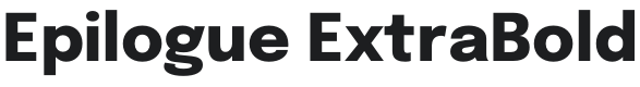 Epilogue ExtraBold Font Preview