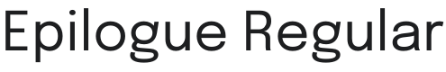 Epilogue Font Preview