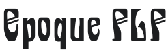 Epoque FLF Font Preview
