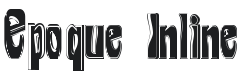 Epoque Inline Font Preview