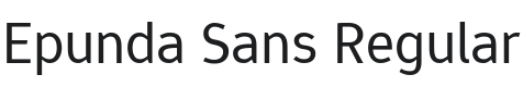 Epunda Sans Font Preview