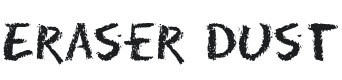 Eraser Dust Font Preview