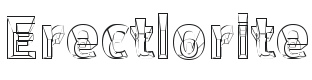 Erectlorite Font Preview