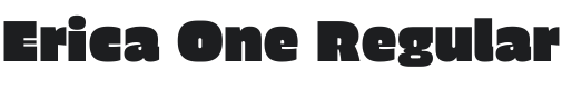Erica One Font Preview
