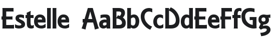 Estelle Font Preview