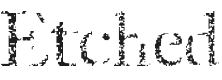 Etched Font Preview