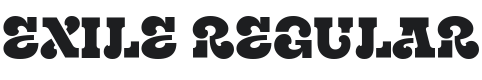 Exile Font Preview