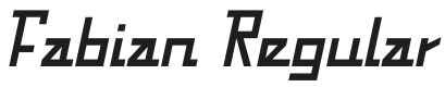 Fabian Font Preview