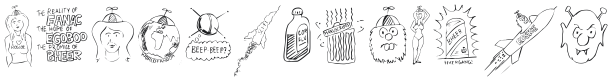 Fandom Dingbats Font Preview