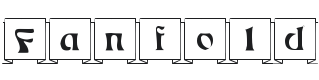 Fanfold Font Preview