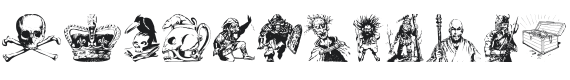 Fantasy Clipart Font Preview