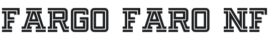 Fargo Faro NF Font Preview