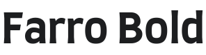 Farro Bold Font Preview