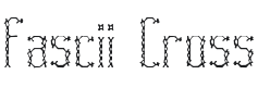 Fascii Cross BRK Font Preview