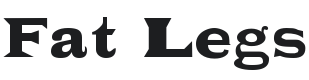 Fat Legs Font Preview