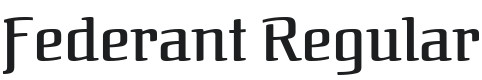 Federant Font Preview