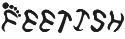 Feetish Font Preview