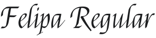 Felipa Font Preview