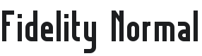 Fidelity Font Preview