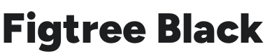 Figtree Black Font Preview
