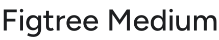 Figtree Medium Font Preview