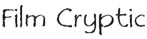Film Cryptic Font Preview