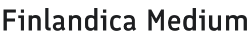 Finlandica Medium Font Preview