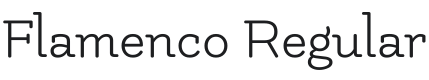Flamenco Font Preview