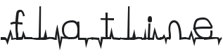 Flatline Font Preview