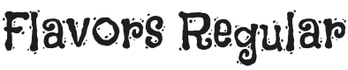 Flavors Font Preview