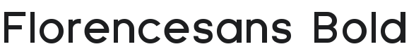 Florencesans Bold Font Preview