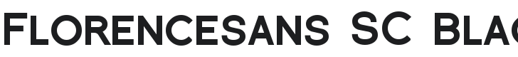 Florencesans SC Black Font Preview