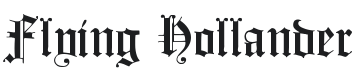 Flying Hollander Font Preview