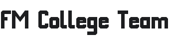 FM College Team Font Preview
