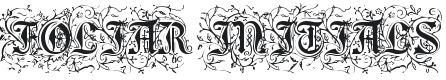 Foliar Initials Font Preview