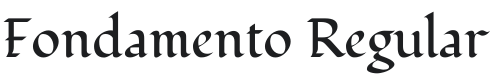 Fondamento Font Preview