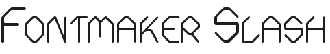 Fontmaker Slash Font Preview