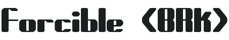 Forcible Font Preview